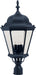 Myhouse Lighting Maxim - 1007BK - Three Light Outdoor Pole/Post Lantern - Westlake - Black