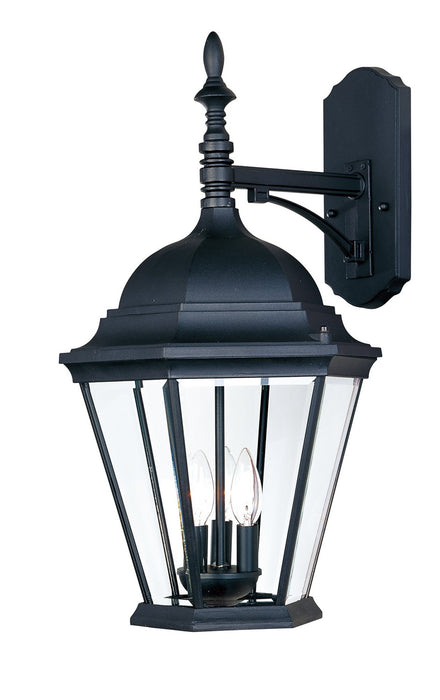 Myhouse Lighting Maxim - 1008BK - Three Light Outdoor Wall Lantern - Westlake - Black