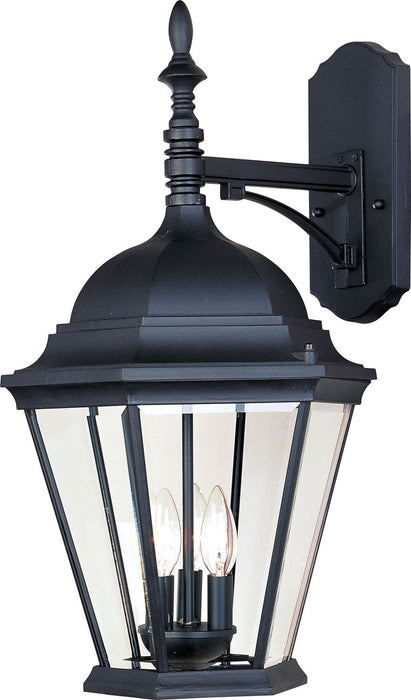 Myhouse Lighting Maxim - 1008BK - Three Light Outdoor Wall Lantern - Westlake - Black