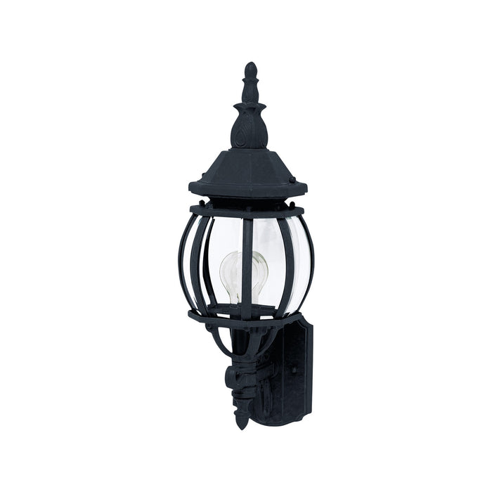 Myhouse Lighting Maxim - 1032BK - One Light Outdoor Wall Lantern - Crown Hill - Black