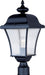 Myhouse Lighting Maxim - 1065BK - One Light Outdoor Pole/Post Lantern - Senator - Black