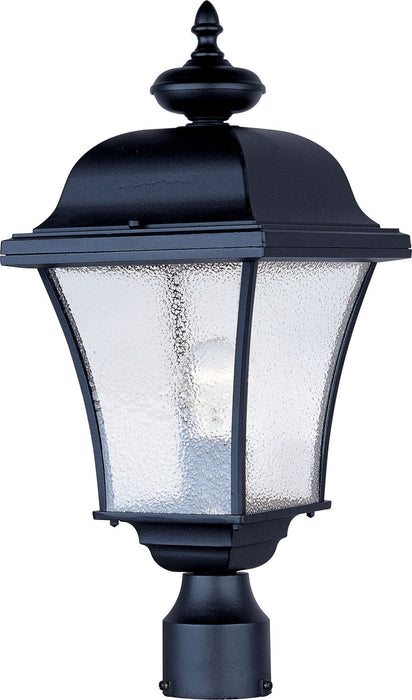 Myhouse Lighting Maxim - 1065BK - One Light Outdoor Pole/Post Lantern - Senator - Black