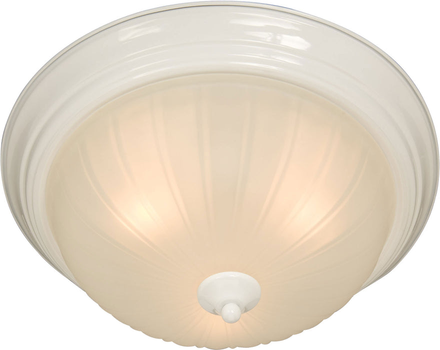 Myhouse Lighting Maxim - 5832FTWT - Three Light Flush Mount - Essentials - 583x - White