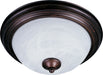 Myhouse Lighting Maxim - 5840MROI - One Light Flush Mount - Essentials - 584x - Oil Rubbed Bronze