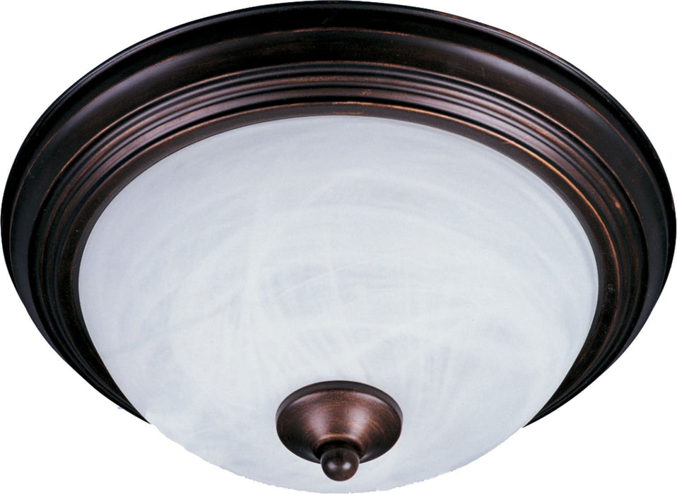 Myhouse Lighting Maxim - 5840MROI - One Light Flush Mount - Essentials - 584x - Oil Rubbed Bronze