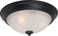 Myhouse Lighting Maxim - 5841ICBK - Two Light Flush Mount - Essentials - 584x - Black