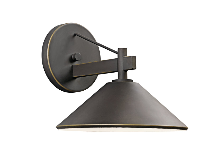 Myhouse Lighting Kichler - 49060OZ - One Light Outdoor Wall Mount - Ripley - Olde Bronze