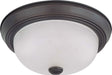 Myhouse Lighting Nuvo Lighting - 60-3145 - Two Light Flush Mount - Close to Ceiling Mahogany Bronze - Mahogany Bronze