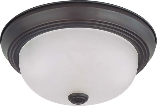 Myhouse Lighting Nuvo Lighting - 60-3145 - Two Light Flush Mount - Close to Ceiling Mahogany Bronze - Mahogany Bronze