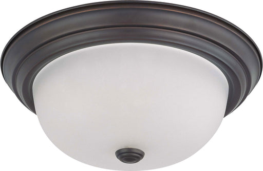 Myhouse Lighting Nuvo Lighting - 60-3146 - Two Light Flush Mount - Close to Ceiling Mahogany Bronze - Mahogany Bronze