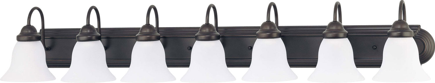 Myhouse Lighting Nuvo Lighting - 60-3155 - Seven Light Vanity - Ballerina - Mahogany Bronze