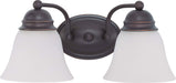 Myhouse Lighting Nuvo Lighting - 60-3166 - Two Light Vanity - Empire - Mahogany Bronze