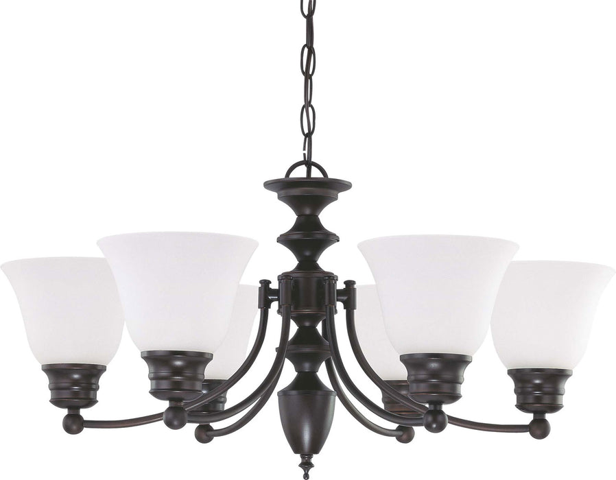 Myhouse Lighting Nuvo Lighting - 60-3169 - Six Light Chandelier - Empire - Mahogany Bronze