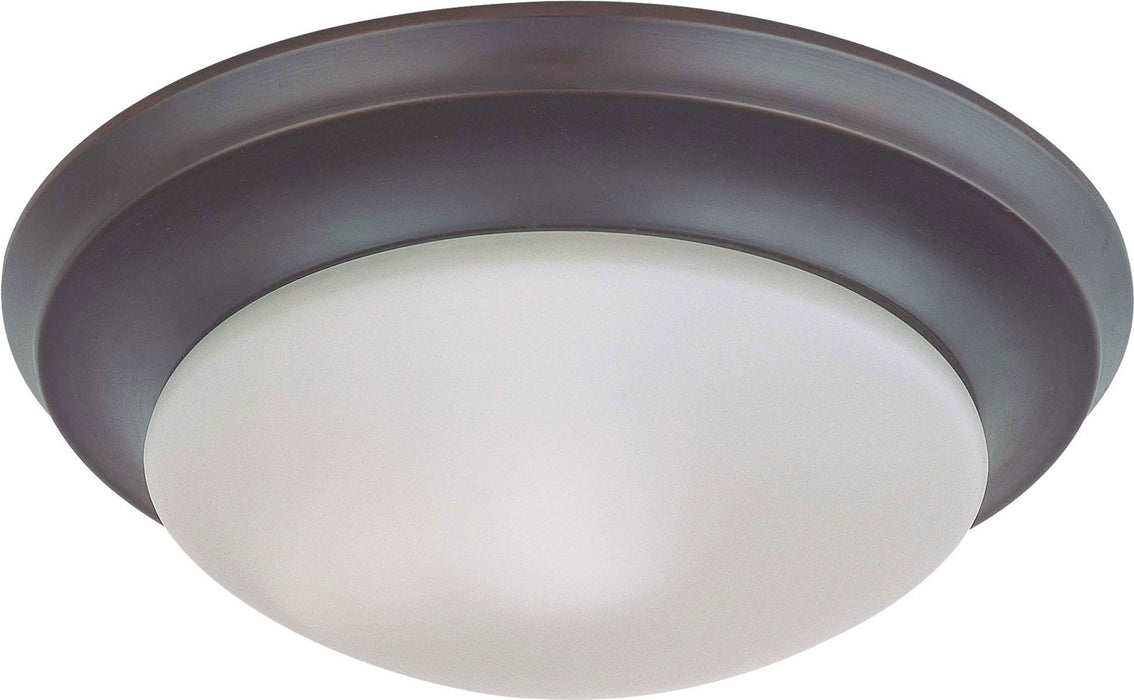 Myhouse Lighting Nuvo Lighting - 60-3175 - One Light Flush Mount - Close to Ceiling Mahogany Bronze - Mahogany Bronze