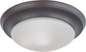 Myhouse Lighting Nuvo Lighting - 60-3175 - One Light Flush Mount - Close to Ceiling Mahogany Bronze - Mahogany Bronze