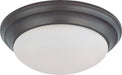 Myhouse Lighting Nuvo Lighting - 60-3176 - Two Light Flush Mount - Close to Ceiling Mahogany Bronze - Mahogany Bronze