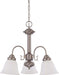 Myhouse Lighting Nuvo Lighting - 60-3241 - Three Light Chandelier - Ballerina - Brushed Nickel