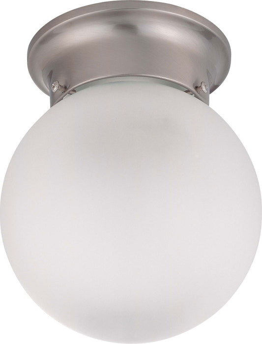 Myhouse Lighting Nuvo Lighting - 60-3249 - One Light Flush Mount - Close to Ceiling Brushed Nickel - Brushed Nickel