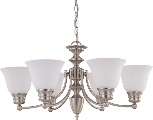 Myhouse Lighting Nuvo Lighting - 60-3255 - Six Light Chandelier - Empire - Brushed Nickel