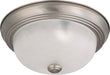 Myhouse Lighting Nuvo Lighting - 60-3261 - Two Light Flush Mount - Close to Ceiling Brushed Nickel - Brushed Nickel