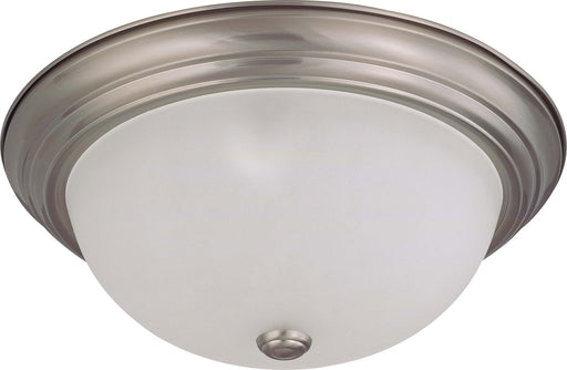 Myhouse Lighting Nuvo Lighting - 60-3263 - Three Light Flush Mount - Close to Ceiling Brushed Nickel - Brushed Nickel