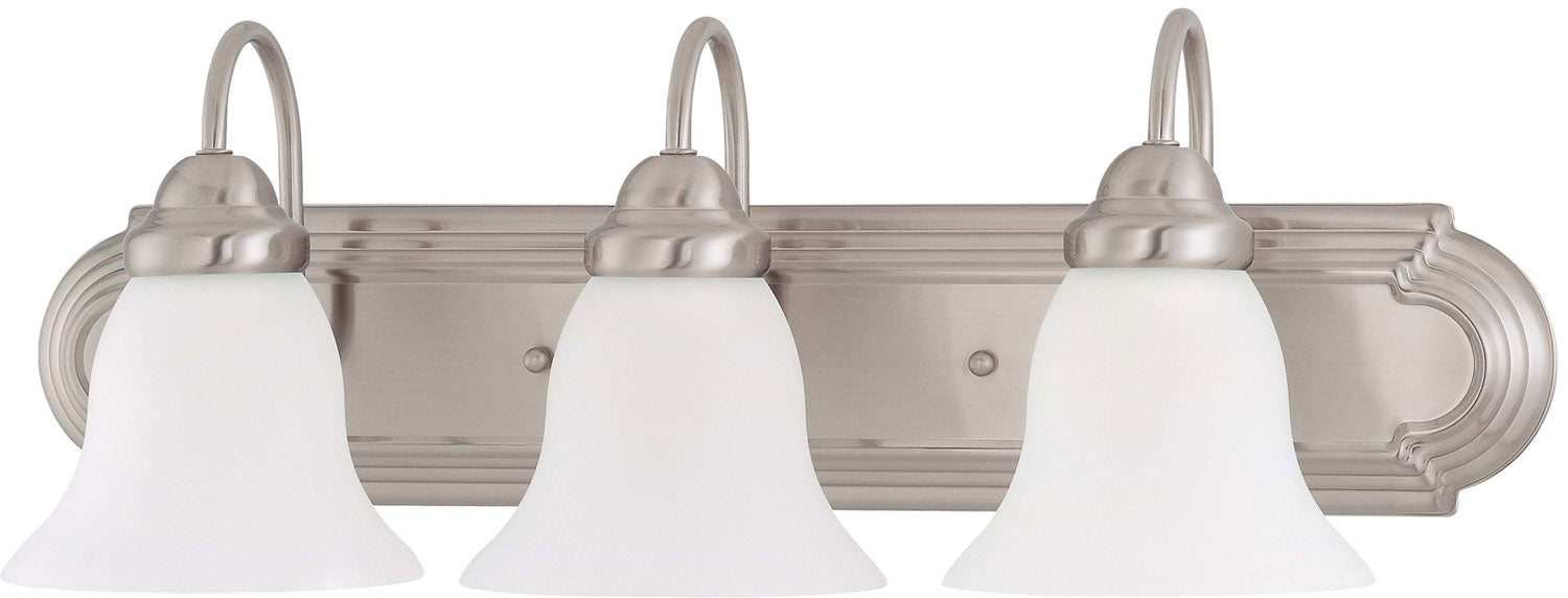 Myhouse Lighting Nuvo Lighting - 60-3279 - Three Light Vanity - Ballerina - Brushed Nickel