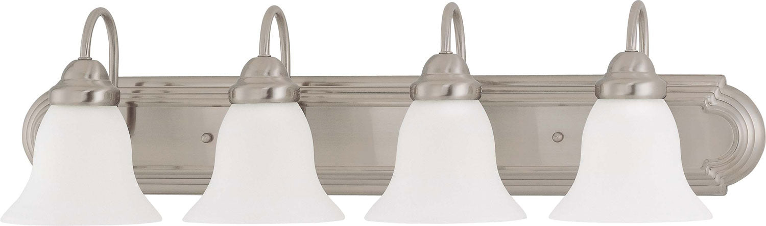 Myhouse Lighting Nuvo Lighting - 60-3281 - Four Light Vanity - Ballerina - Brushed Nickel