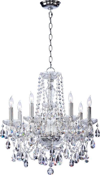 Myhouse Lighting Quorum - 630-8-514 - Eight Light Chandelier - Bohemian Katerina - Chrome