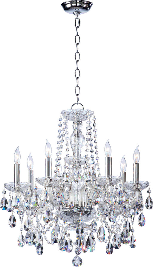 Myhouse Lighting Quorum - 630-8-514 - Eight Light Chandelier - Bohemian Katerina - Chrome