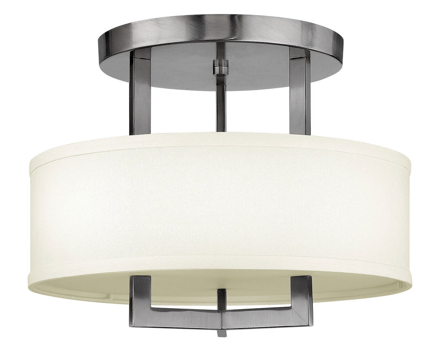 Myhouse Lighting Hinkley - 3200AN - LED Semi-Flush Mount - Hampton - Antique Nickel