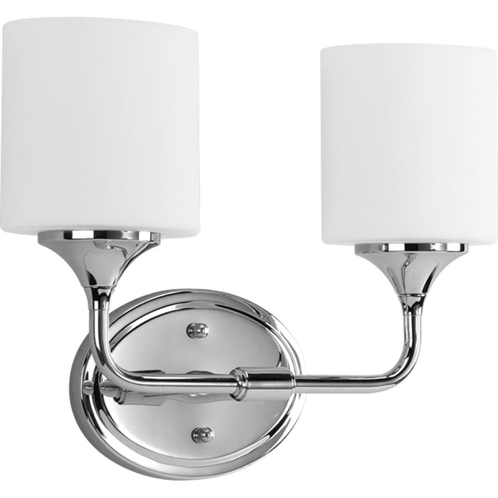 Myhouse Lighting Progress Lighting - P2802-15 - Two Light Bath - Lynzie - Polished Chrome