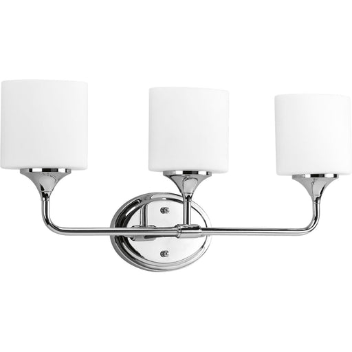 Myhouse Lighting Progress Lighting - P2803-15 - Three Light Bath - Lynzie - Polished Chrome