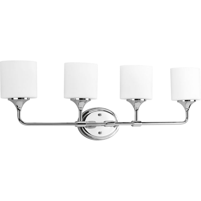 Myhouse Lighting Progress Lighting - P2804-15 - Four Light Bath - Lynzie - Polished Chrome