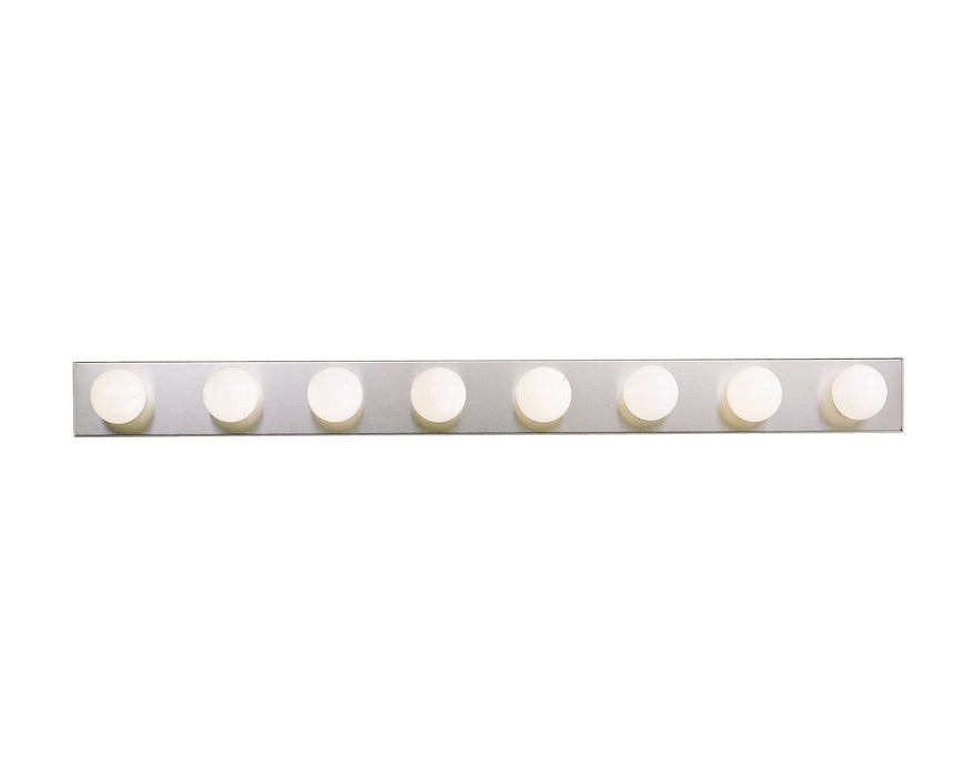 Myhouse Lighting Kichler - 628NI - Eight Light Linear Bath - No Family - Brushed Nickel