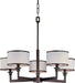 Myhouse Lighting Maxim - 12055WTOI - Five Light Chandelier - Nexus - Oil Rubbed Bronze