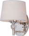 Myhouse Lighting Maxim - 12761WTPN - One Light Wall Sconce - Rondo - Polished Nickel