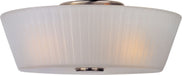 Myhouse Lighting Maxim - 21500FTSN - Three Light Flush Mount - Finesse - Satin Nickel