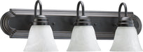 Myhouse Lighting Quorum - 5094-3-195 - Three Light Vanity - 5094 Vanities - Old World