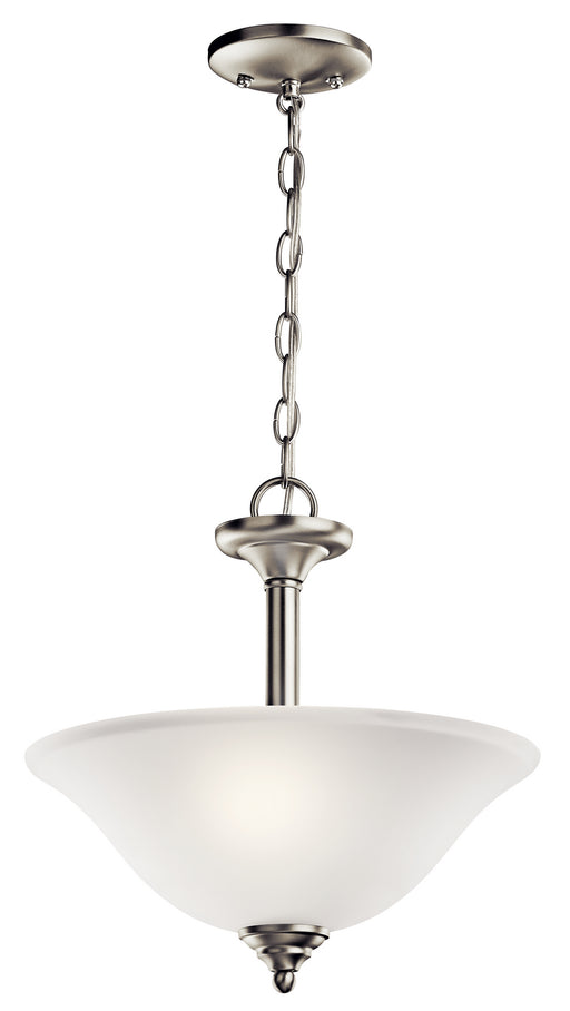 Myhouse Lighting Kichler - 3694NI - Two Light Pendant/Semi Flush Mount - Wynberg - Brushed Nickel