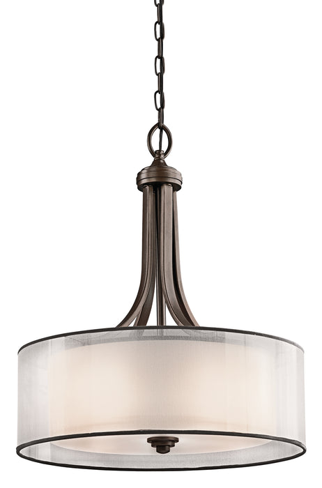 Myhouse Lighting Kichler - 42385MIZ - Four Light Pendant - Lacey - Mission Bronze