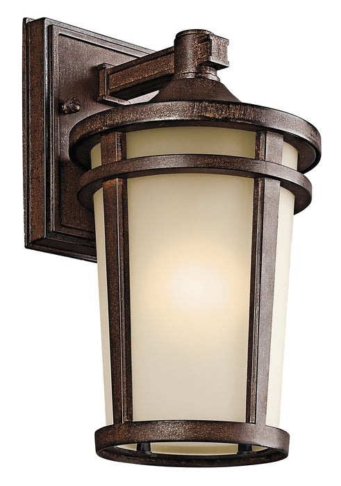 Myhouse Lighting Kichler - 49071BST - One Light Outdoor Wall Mount - Atwood - Brown Stone