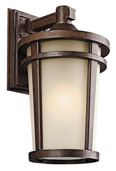 Myhouse Lighting Kichler - 49073BST - One Light Outdoor Wall Mount - Atwood - Brown Stone