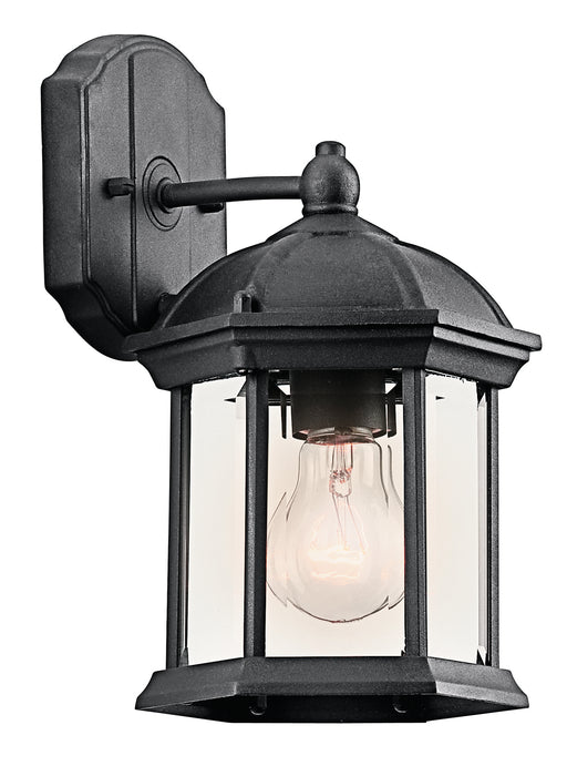 Myhouse Lighting Kichler - 49183BK - One Light Outdoor Wall Mount - Barrie - Black