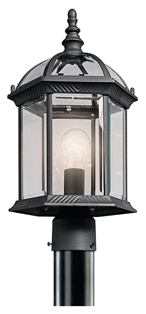 Myhouse Lighting Kichler - 49187BK - One Light Outdoor Post Mount - Barrie - Black