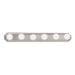 Myhouse Lighting Kichler - 5018NI - Six Light Linear Bath - No Family - Brushed Nickel