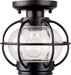 Myhouse Lighting Maxim - 30508CDOI - One Light Outdoor Ceiling Mount - Portsmouth - Oil Rubbed Bronze