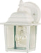 Myhouse Lighting Maxim - 1025WT - One Light Outdoor Wall Lantern - Builder Cast - White