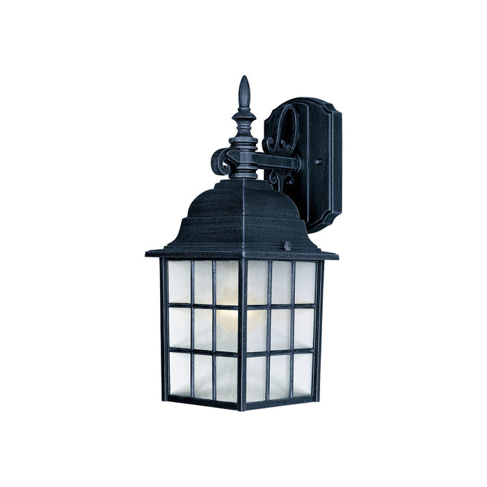Myhouse Lighting Maxim - 1051BK - One Light Outdoor Wall Lantern - North Church - Black