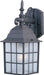 Myhouse Lighting Maxim - 1051BK - One Light Outdoor Wall Lantern - North Church - Black