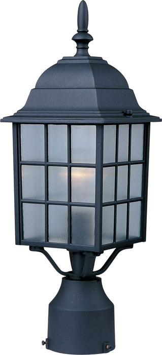 Myhouse Lighting Maxim - 1052BK - One Light Outdoor Pole/Post Lantern - North Church - Black